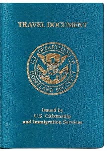 re entry travel document
